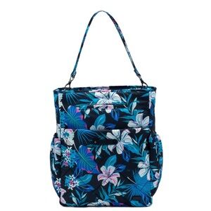 Lug Symphony Convertible Tote Bag Hibiscus Multi